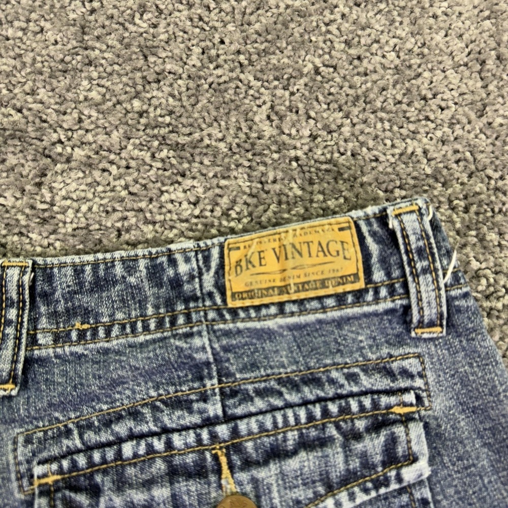 BKE Jeans Womens 31 Blue Sunset Capri Crop Denim Medium Wash Casual Logo City - Picture 9 of 10